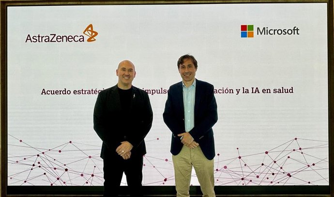 AstraZeneca y Microsoft firman una alianza para impulsar la innovación y la IA en salud