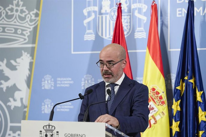 Archivo - El delegado del Gobierno en la Comunidad de Madrid, Francisco Martín