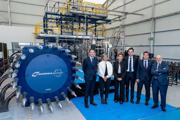 Nordex Electrolyzers presenta en Lumbier "el mayor electrolizador íntegramente diseñado y fabricado en España"