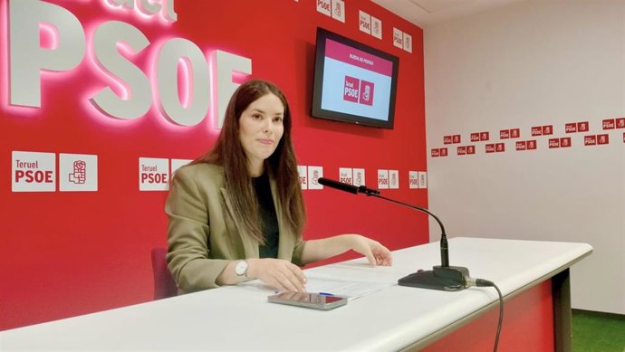La diputada del PSOE en las Cortes de Aragón, Alba Sánchez.
