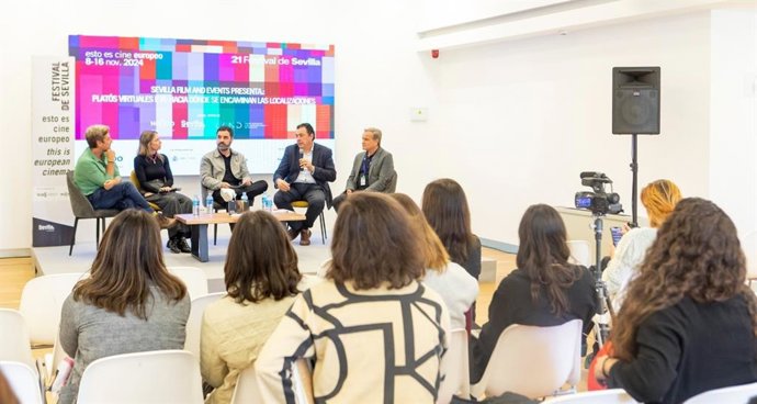 La presentación de Frame Sevilla, en el marco del Festival del Cine Europeo.
