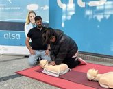 Foto: COMUNICADO: Alsa y Almas Industries organizan talleres gratuitos de reanimación en la Estación de León