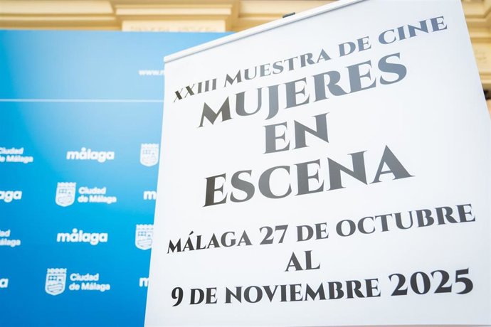 Cartel de la Muestra de Cine Mujeres en Escena