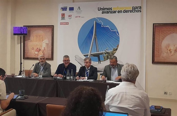 El Comité Sindical Interregional Andalucía-Algarve se reúne en Ayamonte (Huelva).