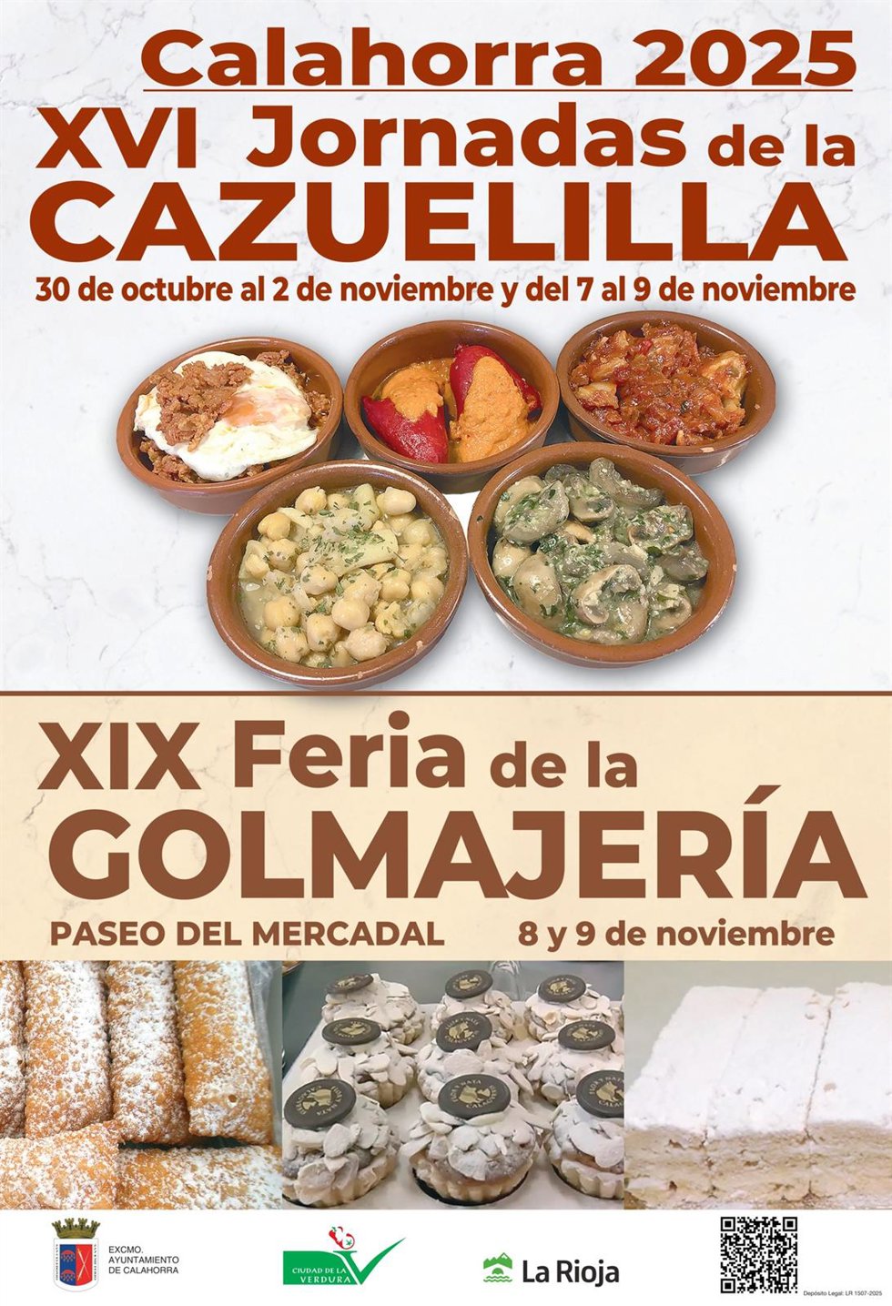 Calahorra será la ciudad del dulce y de las cazuelillas del 31 de octubre al 9 de noviembre