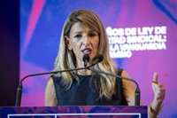 Díaz pide a la patronal que vuelva a la mesa de acuerdos y diálogo: "En definitiva, ser útiles para España"