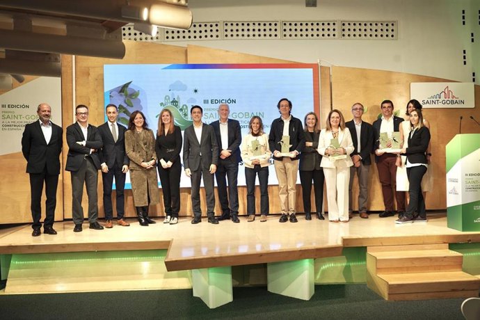 Entrega de galardones de la tercera edición de los Premios Saint-Gobain a la Mejor Práctica de Construcción Sostenible en España