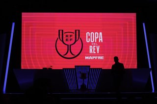 Archivo - Detail of the Copa del Rey trophy during the draw of round of 8 for Copa del Rey celebrated at Ciudad de futbol de Las Rozas in Madrid on January 20, 2025, in Las Rozas, Spain.