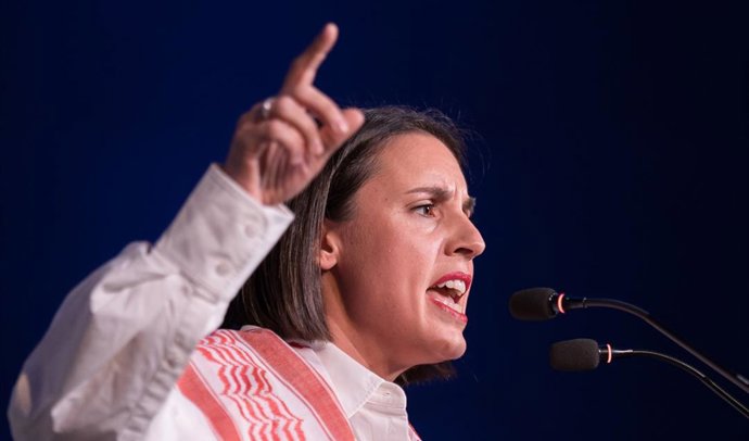 La eurodiputada de Podemos, Irene Montero.