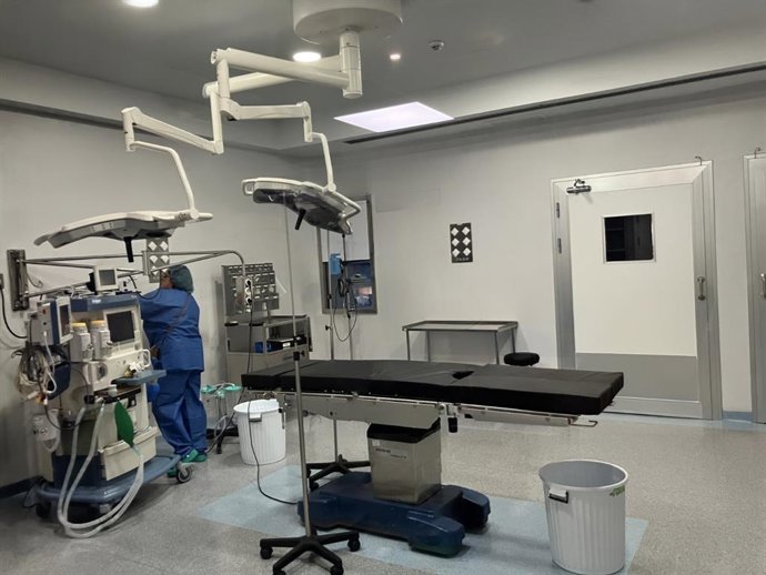 Un quirófano del Hospital de San Carlos, en el municipio gaditano de San Fernando.