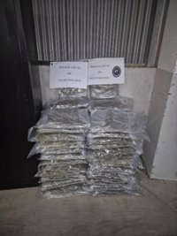 Intervenidos 77 kilos de cogollos de marihuana en Vélez-Málaga tras una persecución por varias calles