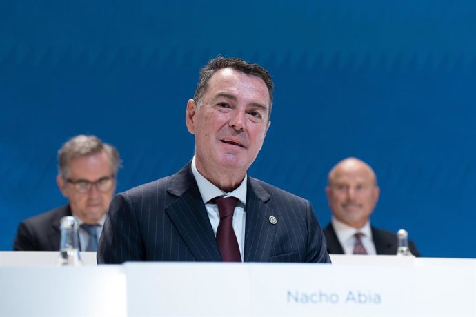 Archivo - El CEO de Grifols, Nacho Abia, durante la junta general de accionistas de Grifols, a 5 de junio de 2025, en Sant Cugat, Barcelona, Catalunya (España)