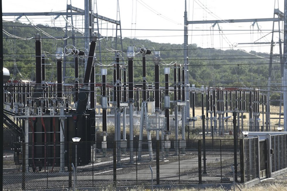 Archivo - Subestación eléctrica de Ronda