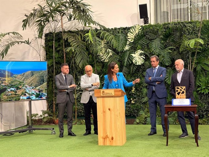 Rueda de prensa sobre la distinción de ONU Turismo al municipio de Agaete como uno de los 'Mejores Pueblos Turísticos 2025' a nivel mundial