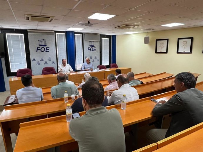 Junta Directiva de Asaja-Huelva celebrada el pasado lunes.