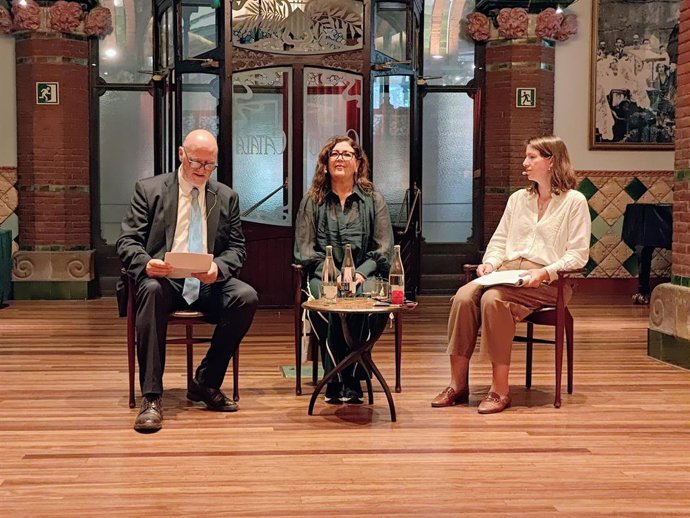 Oller, Ortiz y Conde durante la rueda de prensa.