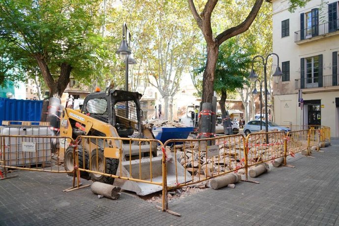 Obras de rehabilitación de la Plaza Ecce Homo