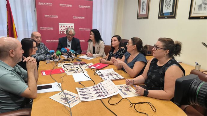 CCOO-PV, UGT-PV y CAVE-COVA se reúnen con el Síndic de Greuges para trasladarle sus reivindicaciones en materia de vivienda, recogidas en un manifiesto conjunto