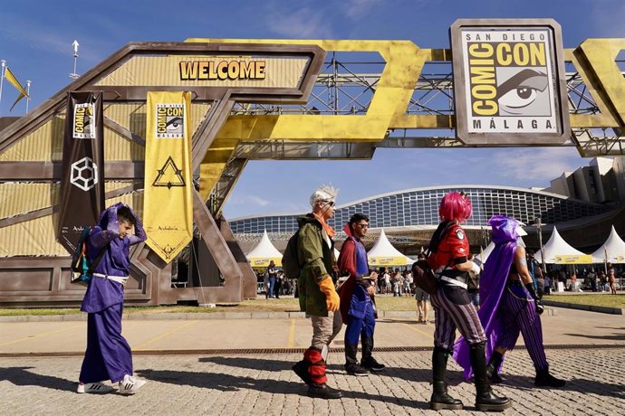 Asistentes a la tercera jornada de la San Diego Comic-Con en Málaga, a 27 de septiembre de 2025 en Málaga (Andalucía, España). 