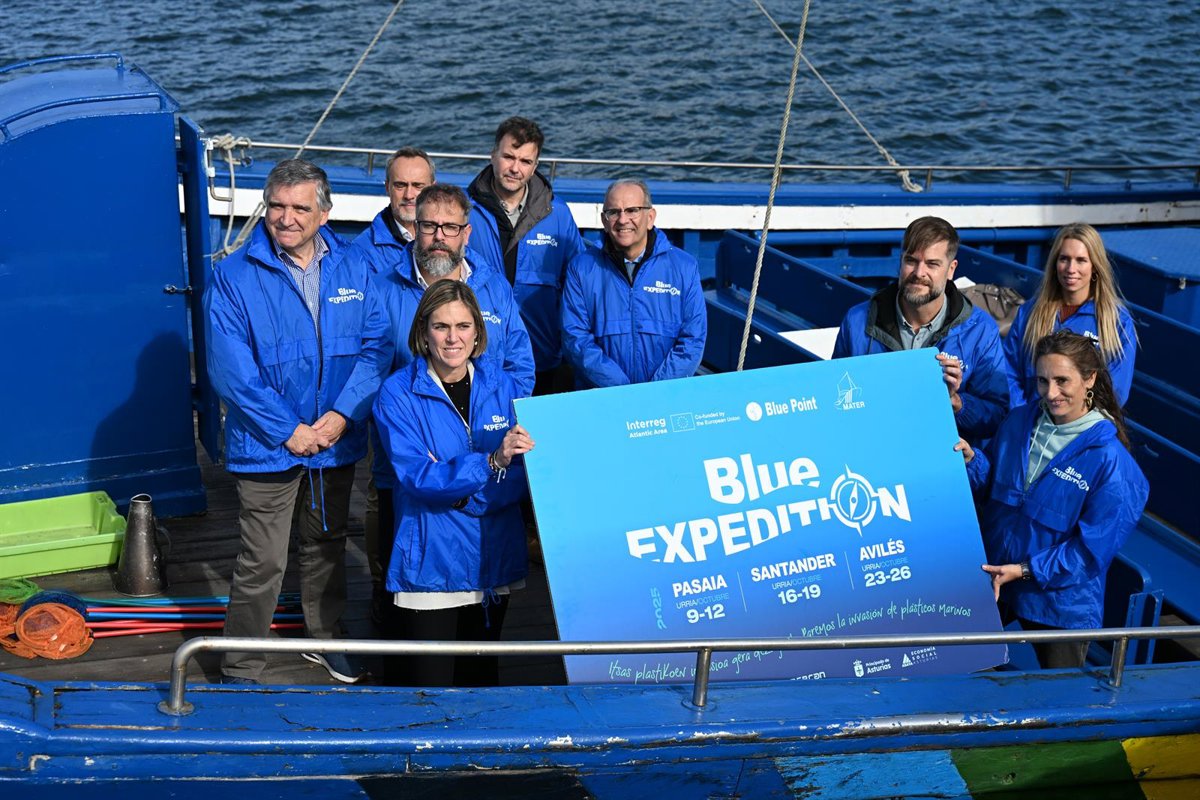  Blue Expedition  llega a Avilés con un amplio programa para concienciar sobre la invasión de plásticos marinos