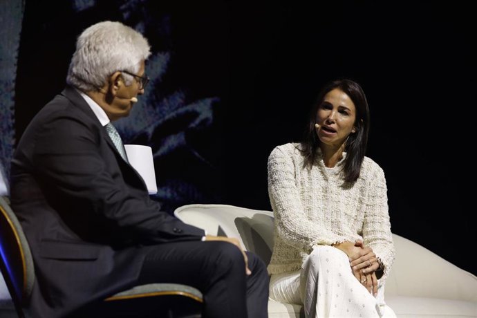 La country manager de Amazon España, Ruth Díaz, durante su participación en el Congreso Aecoc de Gran Consumo