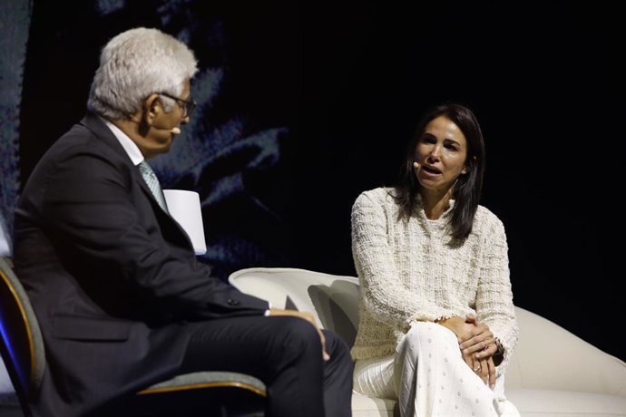 La country manager de Amazon España, Ruth Díaz, durante su participación en el Congreso Aecoc de Gran Consumo