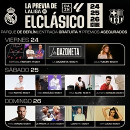 LaLiga y DAZN celebran la experiencia 'La previa de el Clásico'.
