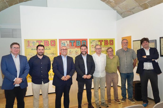 Presentación de la exposición 'Coll, un gegant en el TBO' en el Casal Solleric