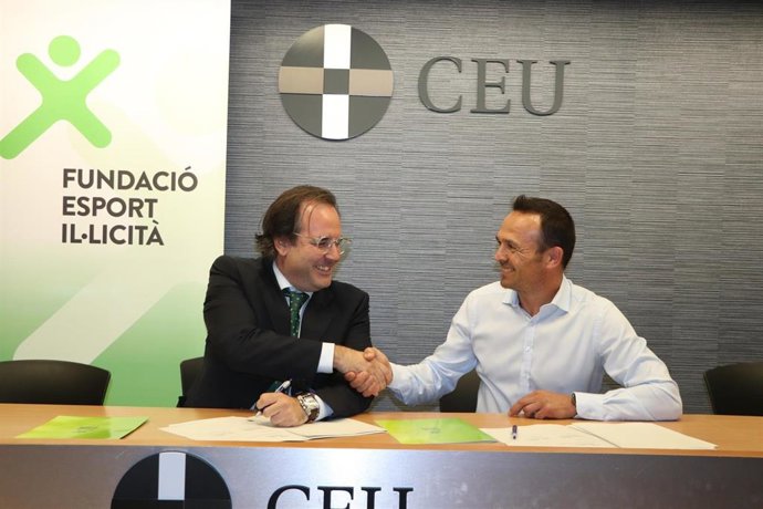 Fundación del Deporte Ilicitano y Universidad CEU Cardenal Herrera promocionarán el deporte de forma conjunta.