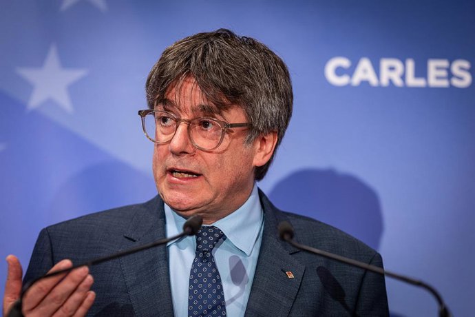 Archivo - L'expresident Carles Puigdemont