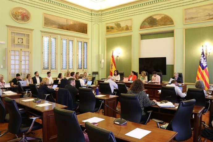La consellera de Familias, Bienestar Social y Atención a la Dependencia, Sandra Fernández, comparece en el Parlament.