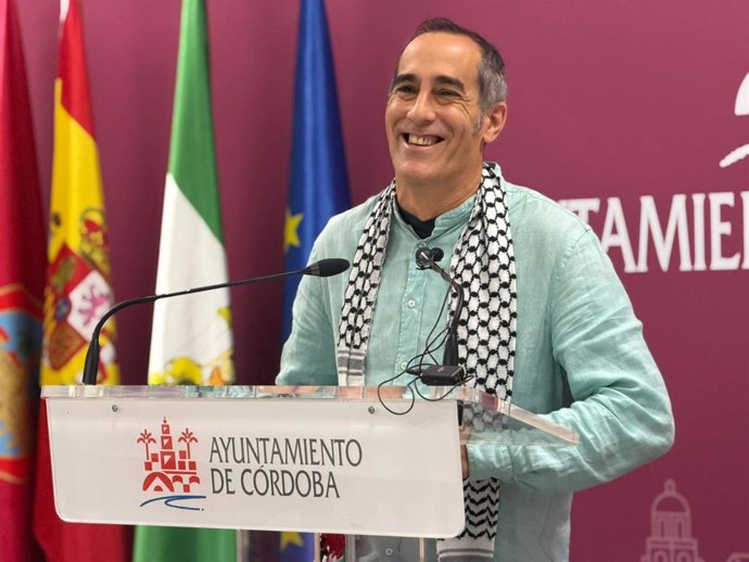 El portavoz del grupo Hacemos Córdoba en el Ayuntamiento de la capital, Juan Hidalgo.