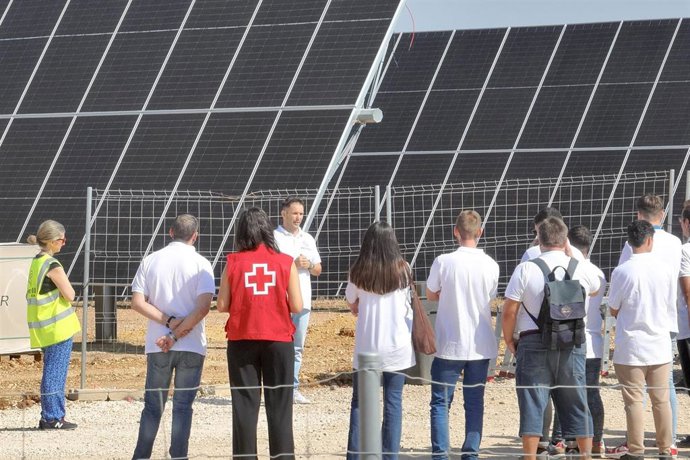 Visita a las instalaciones fotovoltaicas.