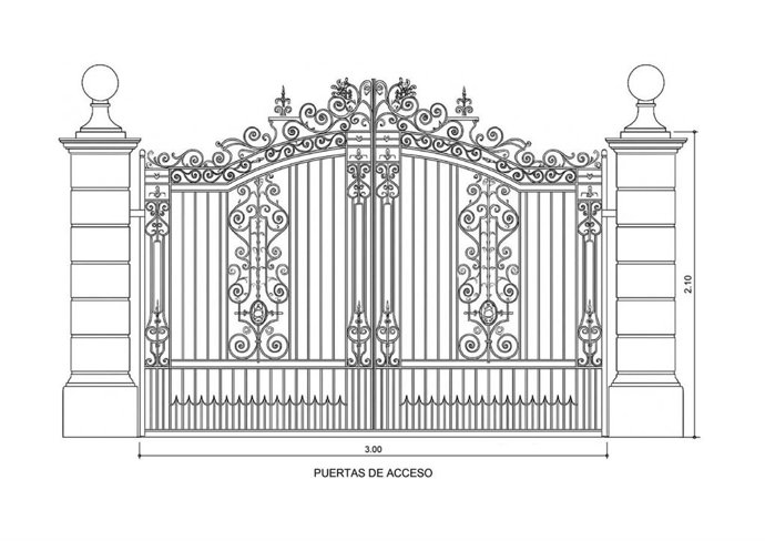 Diseño del nuevo vallado para el Parque del Oeste de San Fernando (Cádiz)