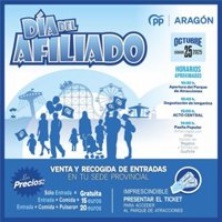 Feijóo protagoniza un mítin este sábado en Zaragoza por el Día del Afiliado del PP Aragón