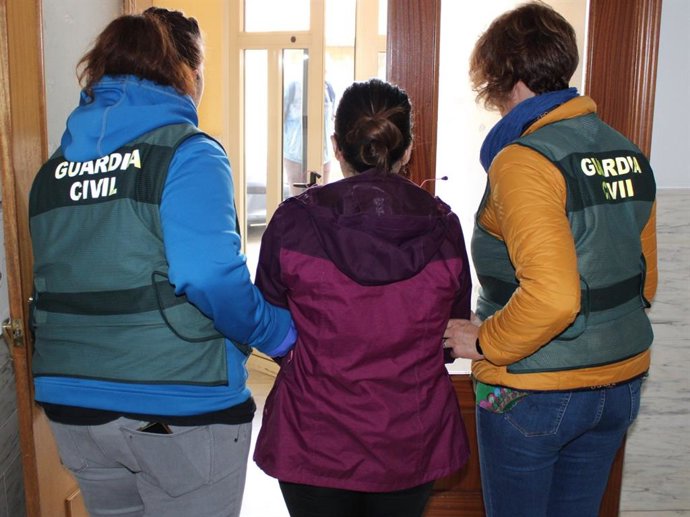 Imagen de la detenida por atacar con ácido corrosivo a su marido en León, al que intentó matar con un chocolatina envenenada en 2020.