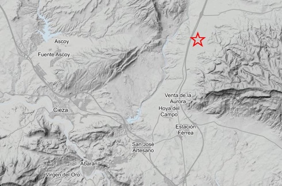 Epicentro del terremoto