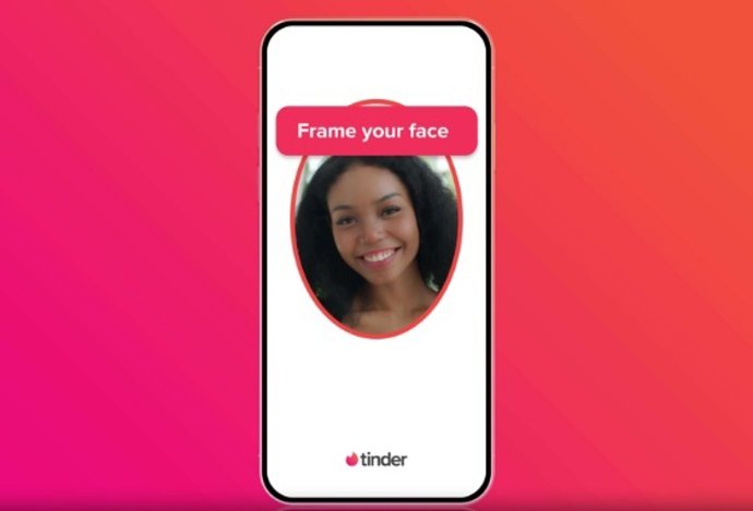 Verificação facial no Tinder