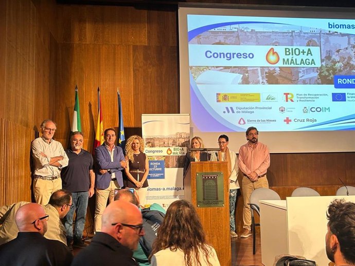 La Diputación de Málaga expone su estrategia sobre el aprovechamiento de los recursos forestales en Ronda en el congreso BIO+A Málaga