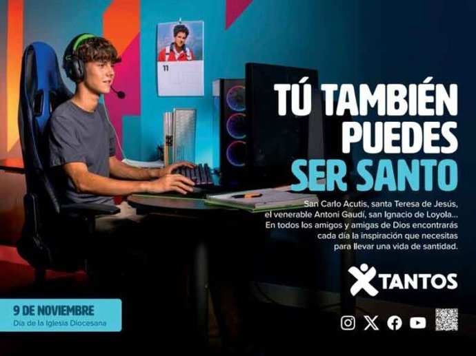 La Conferencia Episcopal invita a "conectar la santidad con el día a día" con la campaña 'Tú también puedes ser santo'.