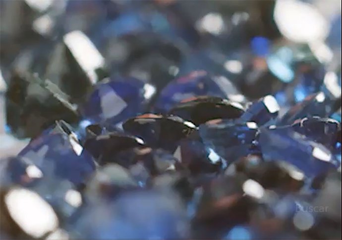 Agua con diamante