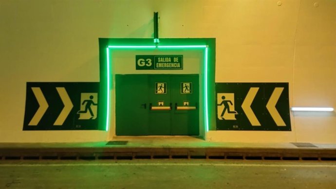 Corte de tráfico en el túnel de Almandoz, en el carril sentido Irun, desde este lunes 27 al viernes 31 de octubre.