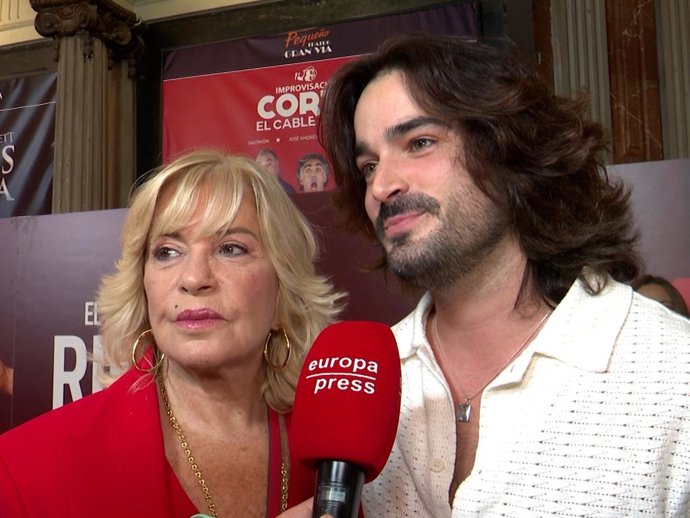 Bárbara Rey y su bailarín, Abel Gil