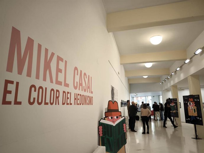 Exposición 'El color del hedonismo' de Mikel Casal en el Ayuntamiento de Logroño