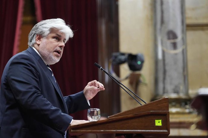 Archivo - El presidente de Junts en el Parlament, Albert Batet, en una imagen de archivo