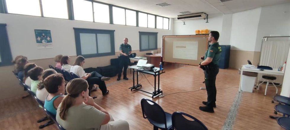 Taller para prevención de agresiones a sanitarios realizado en Jimena.
