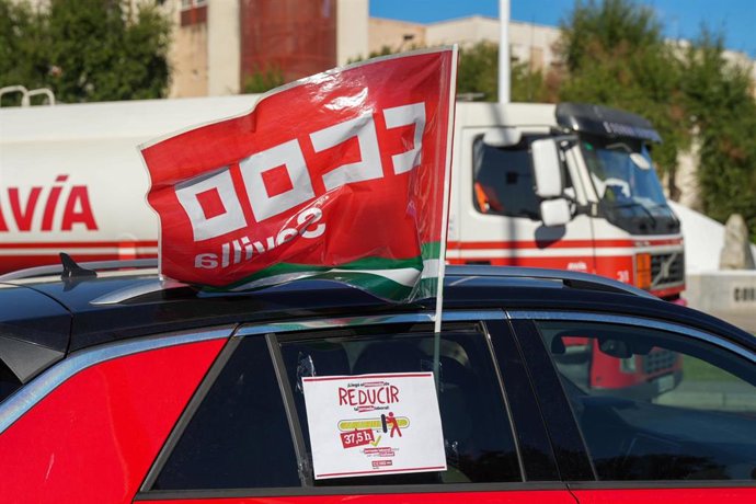 Archivo - Imágenes de la caravana sindical. A 10 de septiembre de 2025 en Sevilla, Andalucía (España).  