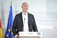 El PP subraya que Extremadura está en su "mejor momento económico", con datos que "no son fruto de la casualidad"