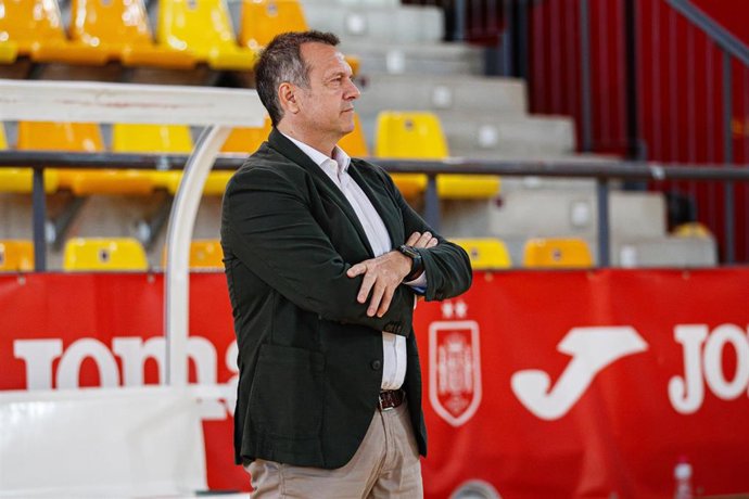 Archivo - Jesús Velasco, seleccionador español de fútbol sala masculino.