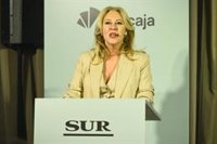 Carolina España: "Tenemos el mejor alcalde de Málaga, no hay que preocuparse tanto de esta sucesión"